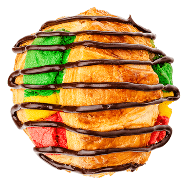 Italian Rainbow Chip Crookie Cookie