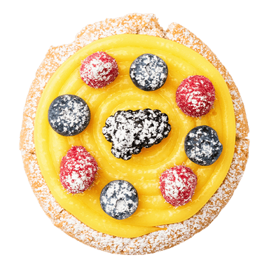 Passionfruit Mixed Berry tart Cookie