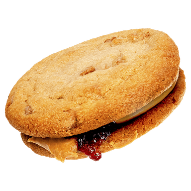 Peanut Butter & Jelly Chewie-wich Cookie