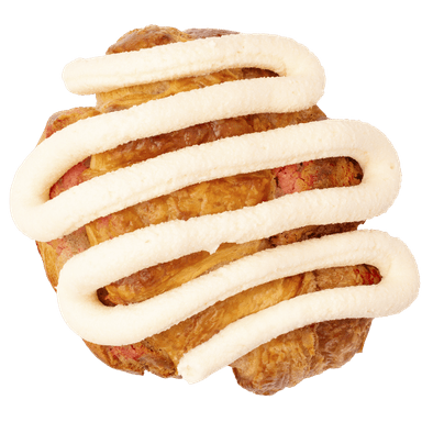 Pink Velvet Cinnamon Roll Crookie Cookie