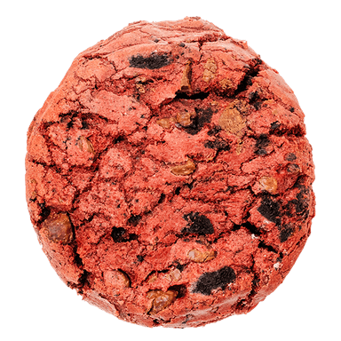 Red Velvet MILK Chocolate Cookies N’ Cream Cookie
